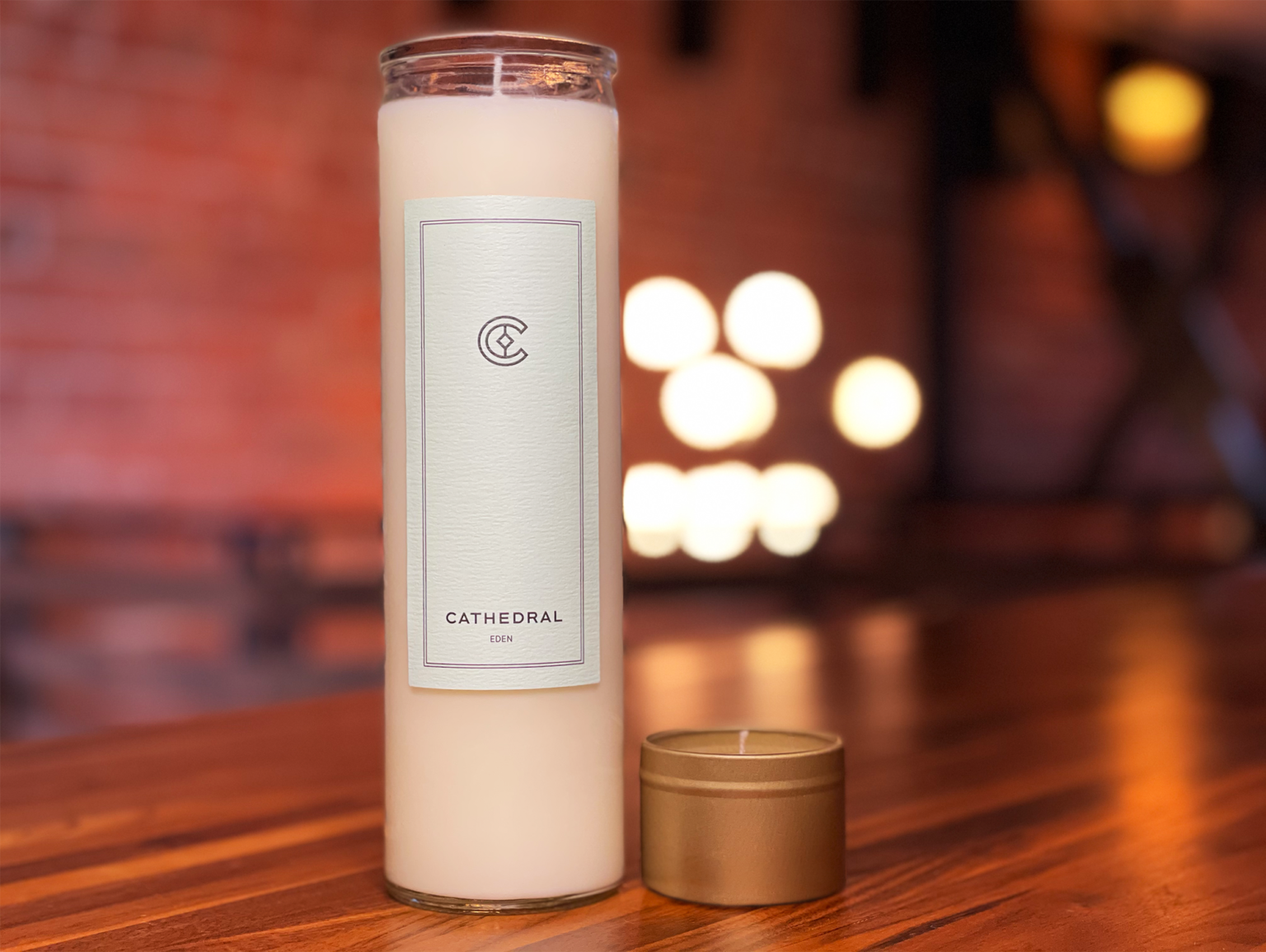 Eden Pillar Candle Cathedral