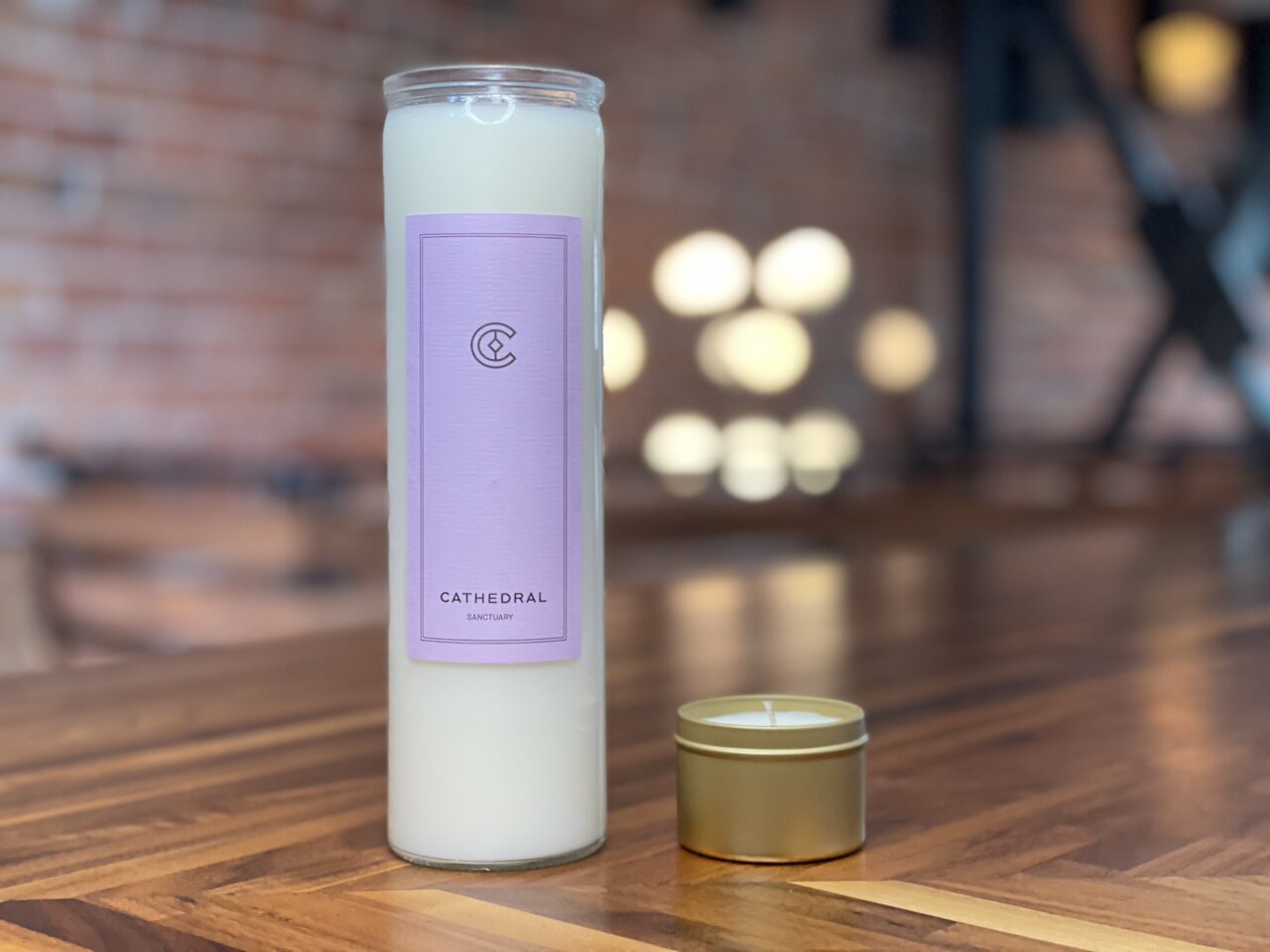 Sanctuary Pillar Candle Cathedral